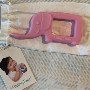 The Baby Toon silicone teething spoon